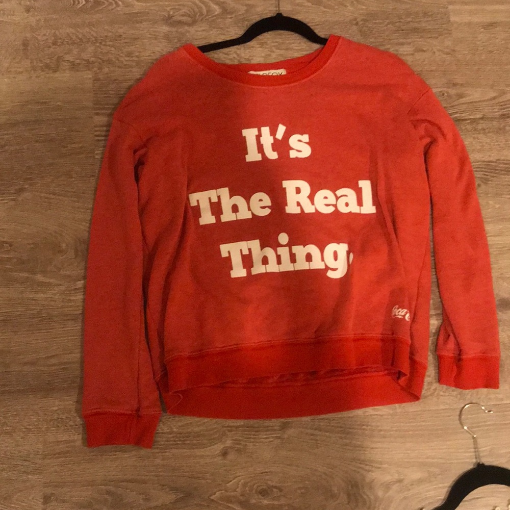 Wildfox “it’s the real thing” Coca-Cola sweatshirt